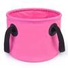 Cubo Plegable para Exterior Cubo Plegable de PVC Cubo de Pesca Plegable Cubo para Lavado de Autos Plegable Cubo para Pies Cubo de Camping Conveniente
