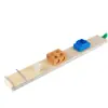Carro de plano inclinado J2108 deflector metálico con báscula carro de tabla de madera larga medidor de fricción bloque de fricción movimiento de objetos plano