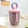 Estudiante dopamina ensalada taza de fruta portátil desayuno taza de avena trabajador de oficina taza de yogur portátil taza de drenaje de doble capa