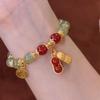 Suministro de transmisión en vivo buena pulsera Peanut Lucky para mujer novias regalo dulce fresco pulsera con cuentas venta al por mayor de fábrica
