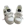 Tênis originais de sola grossa estilo coreano, novos sapatos brancos versáteis de outono 2026, tênis casuais de nicho da moda para estudantes