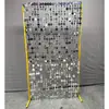 Cortinas de Fio Penduradas com Moldura de Fundo Dourada e Prateada, Adereços de Casamento, Cortinas de Porta Peroladas, Decorações de Teto para Casamento, Cortinas Coloridas de Fio com Lantejoulas e Contas