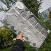 Calcetines de Doble Aguja para Hombre y Mujer Xinshiyu Calcetines Fragantes Calcetines de Algodón de Color Sólido Venta al por Mayor Otoño e Invierno Tubo Medio-Alto
