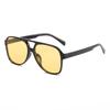 Nuevas Gafas de Sol Retro Transfronterizas Europeas y Americanas Rain con Doble Puente para Hombres y Mujeres, Lentes Oceánicos Estilo Ins, Gafas de Sol de Marco Grande Personalizadas