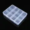 Caja de Almacenamiento Fija de 12 Compartimentos Caja de Empaque para Componentes Electrónicos Cuentas de Cera de Sello Caja Organizadora de Tubos Termorretráctiles para Ferretería Venta Directa de Fábrica