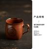Taza Maestra de Té de Cerámica Doméstica Estilo Chino con Asa Posavasos Antiescaldante Taza para Beber Agua Oficina Taza Pequeña para Café