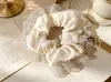 Ligas para el Cabello Lindas Estilo Coreano con Flores, Ligas de Encaje, Scrunchies, Accesorios Estilo Perezoso, Suministro Directo desde la Fábrica Fuente