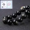 7A Hilos de Cuentas Sueltas de Obsidiana Natural Material para Bisutería Pulseras de Obsidiana Hechas a Mano DIY Cuentas para Pulseras Cuentas de Oración Hiladas a Mano Accesorios