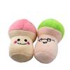 Peluche para perro con sonido variedad de frutas Navidad caricatura animal juguete para gato suministros para mascotas al por mayor