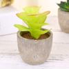 Simulación de plantas carnosas verdes en macetas, venta caliente, fabricantes de comercio electrónico transfronterizos, venta al por mayor, decoración del hogar, mini adornos