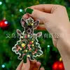 Decoraciones Decoración de Navidad Accesorios Entusiastas Boston Mascota Perro Colgante Acrílico Regalo Árbol de Navidad Perro