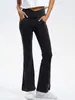 Jeans Feminino Flare Cintura V Venda Quente Direto da Fábrica Cintura Alta Elástico Controle de Barriga Moda Versátil Casual Calças Longas Novo Estilo