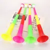 Altavoz retráctil grande de tres secciones de plástico engrosado instrumento musical infantil accesorios para animar 60cm puesto plaza venta caliente