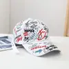 Gorra de Béisbol de Verano con Graffiti para Hombre, Gorra Hip-Hop Estampada Estilo Urbano Juvenil, Gorra Versátil Casual para Sombrear el Sol para Mujer