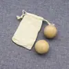 Producción de fábrica bola redonda de madera no porosa madera maciza bola redonda de madera accesorios de cuentas de madera DIY manualidades procesamiento de bola redonda de madera