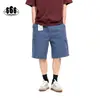 Pantalones de Trabajo de Longitud Media Estilo Americano Moderno Forn3 para Hombre, Pantalones de Cinco Puntos de Corte Holgado, Shorts Casuales de Verano de Pierna Recta 100% Algodón N1980
