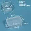 Caixa Plástica Transparente de PP Organizador de Acessórios para Ferragens Componentes Caixa para Papelaria Caixa de Armazenamento Cultural e Criativa Caixa para Equipamentos de Pesca Caixa para Exibição de Amostras