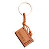 Venta caliente llavero de coche al por mayor caoba Sutra del Corazón llavero colgante escritura llavero regalo JSK03