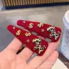 Pinza para el Cabello de Leopardo Popular en Internet para Mujer Clip BB de Felpa Cabello Pinza para el Cabello de Corea del Sur Pinza para el Cabello Adorno para el Cabello Pinza para el Flequillo Pinza para Cabello Roto