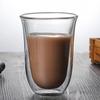 Amazon Home Vidrio de Doble Capa Espesado Aislado para Café con Leche Sin Asa Taza de Oficina para Jugo y Té