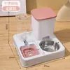 Comedouro e Dispensador de Água Automático para Gatos Dois em Um Tigela de Ração para Gatos Uso Duplo Tigela Grande para Cães Água Potável Tigela de Água para Gatos Pet
