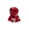 Presente de Ano Novo Cachecol de Alce Vermelho para Homens e Mulheres Inverno 2025 Novo Natal Vento Quente Cachecol de Lã Tricotado