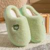 Chinelos de Inverno de Algodão Femininos, Sapatos de Maternidade com Solado Macio Antiderrapante, Chinelos de Pelúcia para Casal, Forrados com Fleece, Quentes, Leves, para Casa