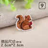 Exquisitas lindas de tamaño pequeño bordado de animales pegatinas de tela caliente moda para ropa de niños pegatinas de parche sello de bordado parche para agujeros pegatinas decorativas