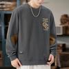 Sudadera Vintage de Alta Resistencia para Hombre, Marca de Moda, Nuevo Modelo Primavera y Otoño 2026, Bloques de Color, Bordada, Top Chaqueta Estilo Americano Genial