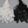 Cuerda para Etiqueta de Prenda, Cuerda de Poliéster para Inserción Única de Bolsa, Cuerda Cuadrada Blanca para Colgar, Cuerda Universal para Colgar, En Stock