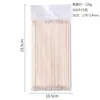 Palillo de Madera de Naranjo de Doble Extremo para Uñas Multitamaño Palillo de Madera para Uñas Herramienta de Punteado Palillo de Bambú 100 Piezas Herramienta de Uñas en Relieve