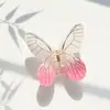 Presilha de Cabelo Borboleta Colorida, Grampo Feminino Fresco e Doce, Laço de Cabelo para a Parte de Trás da Cabeça, Presilha Jacaré
