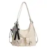 Mochila Tote Grande de Ombro Simples para o Verão de 2026 para Mulheres, Bolsa Transversal de Ombro Único Versátil e na Moda