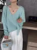 Bufanda de punto cepillado de seda de morera, lana y cachemira, estilo nuevo, bufanda triangular con sensación de alta gama, chal extragrande para mujer, cálido para otoño e invierno