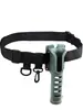 Suporte de Vara de Pesca de Plástico, Inserção Portátil para Vara, Suporte de Vara para Pesca com Isca Artificial, Bolsa de Vara Montada na Cintura, Suporte de Vara