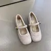 Zapatos de Mujer Mary Jane Cuadrados Retro con Piel 2026 Estilo Coreano Moda Otoño Invierno Corte Bajo Zapatos Individuales Mocasines Zapatos de Algodón