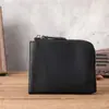 Billetera Corta de Cuero Genuino Más Vendida Transfronteriza con Billetera para Monedas, Característica Antirrobo, Gran Capacidad, 80% de Descuento+ Ranuras para Tarjetas, Porta Identificación