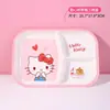 Hellokitty Melamina Vajilla Infantil Mesa para Niños Hogar Anticaídas y Antiescaldado Taza de Agua Linda Plato para Bebé Bol de Arroz Juego de Cuchara