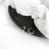 Aretes Casuales Ondulados Sin Perforación Joyería de Plata Esterlina S925 Estilo Coreano Clip Corrugado para Hueso de la Oreja Aretes Personalizados