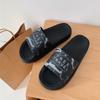 Chinelo de Casal Estilo Coreano para Mulheres Verão Desenho Animado Fofo Estudantes Casual Roupa de Exterior Casa Sandálias de Sola Grossa Chinelos Leves Masculinos