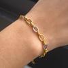 Jieding Europa y Estados Unidos collar de acero titanio oro 18k joyería de lujo ligero de alta gama pulsera que no se decolora joyería de acero inoxidable transfronterizo
