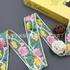 Huwei Ogensa Estilo Nacional Color Flor Bordado Encaje 5CM de Ancho Disfraz Étnico Hanfu Cheongsam Accesorios