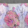 Vestido de Tecido Jacquard Floral Macio Transparente Estilo Chinês com Recorte Grande para Mulheres Qipao Roupa Formal Moda Tecido Hanfu