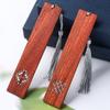 Marcador de página de treliça de janela vazada de sândalo estilo chinês retrô madeira maciça caixa de presente presente requintado fabricantes atacado