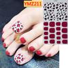 Verano 2021 Nuevos Stickers Franceses para Pies Stickers Nail Art Stickers Completos Bronceado Japonés Despegables Nail Art Stickers para Pies Stickers Completos