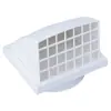 Tapa de aire para pared exterior de plástico, ventilación a prueba de viento y lluvia, tapa transpirable, entrada de aire de escape, conducto de ventilación de escape de humo, salida de aire