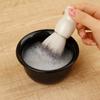 Brocha de Espuma para Barba de Hombre, Cepillo para Barba de Cerdas Suaves, Brocha de Afeitar, Brocha de Espuma de Afeitar, Brocha de Espuma de Afeitar Portátil