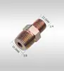 Peças de compressor de ar sem óleo: Adaptador padrão britânico, redutor, núcleo, roscas internas e externas, conexão direta, tamanho 234