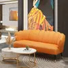 Sofá popular moderno de luxo estilo europeu para apartamentos pequenos, de dois lugares para salas de estar, apartamentos, salões de beleza e lojas de roupas de alto padrão