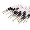 Set de Plumas para Arte de Uñas con Diamantes, Pluma para Pintar Líneas, Pluma de Terapia de Luz Gradiente con Tapa, Pincel Ultra Fino para Arte de Uñas